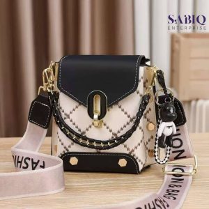 Stylish Black Girls Shoulder Bag – PU Leather WB 020